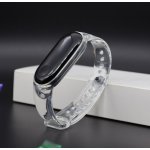 Xiaomi Skleněný vzhled - Mi Band 5/6/7 náhradní náramek Průhledný MBSCZ-SK706 – Zboží Živě