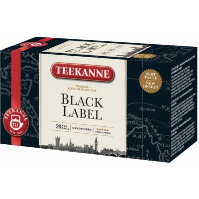 Teekanne Black Label sáčkový černý čaj 20 ks sáčků 40 g – Hledejceny.cz