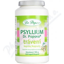 Dr. Popov Psyllium Dr. Popova DETOX kapsle 120 ks