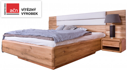 Domestav Aria čelo rovné rozšířené vysoké s čalouněním úložný prostor dub nature