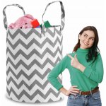 Nukido Koš 35 x 60 cm šedá – Zbozi.Blesk.cz