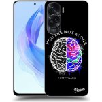 Pouzdro Picasee silikonové Honor 90 Lite 5G - Brain - White černé – Hledejceny.cz