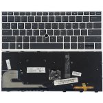 klávesnice HP Elitebook 730 735 830 836 G5 G6 černá/stříbrná US podsvit – Zboží Živě