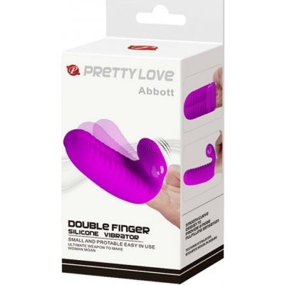 Pretty Love Návlek na prsty Abbott Double finger - vibrační – Zboží Mobilmania