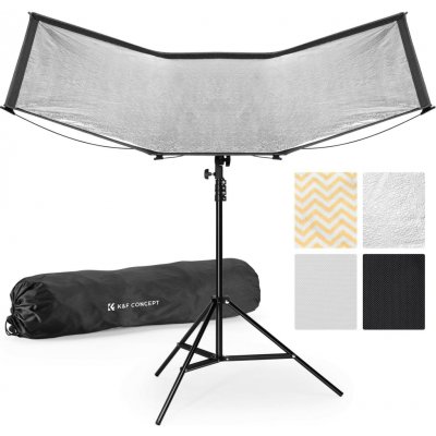 K&F CONCEPT Quick-Release Curved Reflector-Two Moves to Soft Light – Zboží Mobilmania