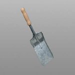 Mars 2221 lopatka na uhlí pozinkovaná s dřevěným držadlem – Zboží Dáma