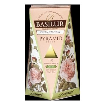 Basilur Bouquet Cream Fantasy Pyramid 15 x 2 g