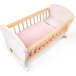 New Classic Toys Dřevěná kolébka pro panenky s matrací polštářem a přikrývkou – Zboží Dáma