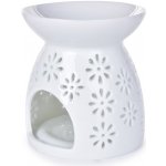 Dedra Keramická aroma lampa s krajkovým dekorem bílá – Hledejceny.cz