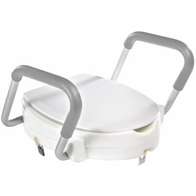 Ridder HANDICAP WC sedátko zvýšené 10 cm s madly bílá A0072001 – Zbozi.Blesk.cz