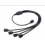 Akasa - RGB LED kabel -splitter- 50 cm AK-CBLD04-50BK – Zboží Živě