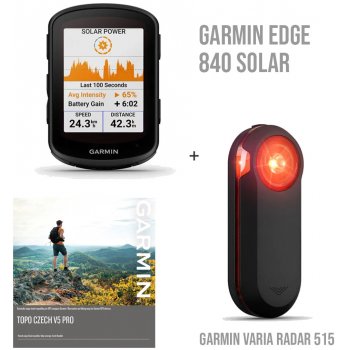 Garmin Edge 840 Solar + Varia RTL515