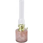 Strömshaga Petrolejová lampa Elvira Ash Pink Small, růžová barva, sklo – Zboží Dáma