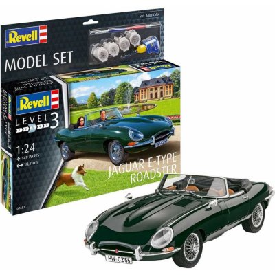 Revell ModelSet auto 67687 Jaguar E Type Roadster 1:24