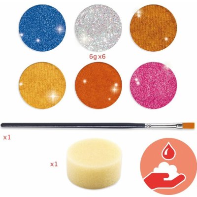 Djeco Metalické barvy na obličej – Zboží Dáma