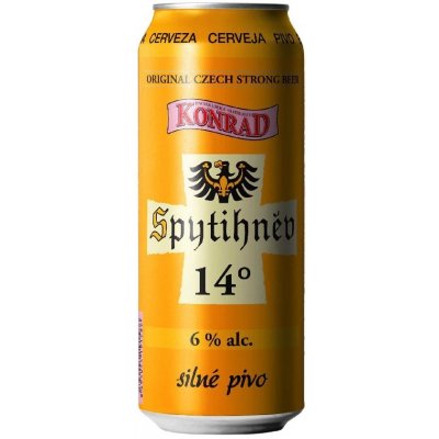 Konrad Vratislavice Spytihněv 14° 0,5 l (plech) – Zboží Dáma