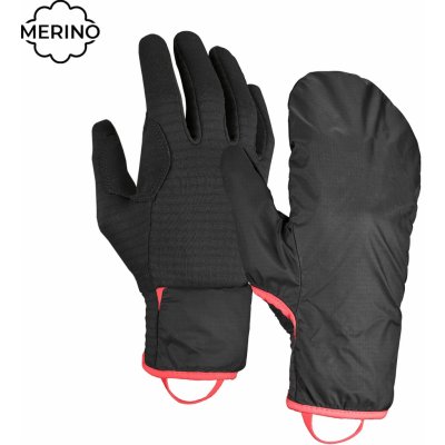 Ortovox Fleece Grid Cover Glove Women's black raven – Zboží Mobilmania