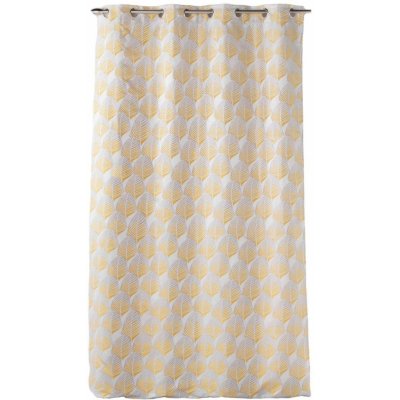 Jacquar Závěs s oky Floriani, zatemňovací, 260 × 140 cm, béžový s přírodním vzorem 1611327 – Hledejceny.cz