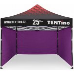 TENTino STEEL HEXAGON 3x3m 15A - FIALOVÁ, konstrukce + střecha TENTino + 4x boční strana – Zboží Dáma