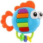 Teddies chrastítko/kousátko ryba piánko plast 14x14cm na baterie se zvukem světlem – Zboží Dáma