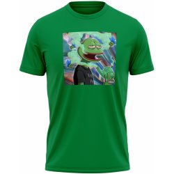 MemeMerch tričko Pepe Stoned in 4K