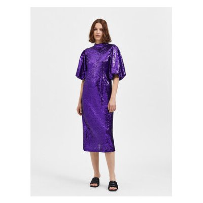 Selected Femme šaty Sola 16086217 fialová