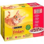 Friskies cat kura&hovädzie&jahňacie&kačica 12 x 85 g – Zboží Mobilmania