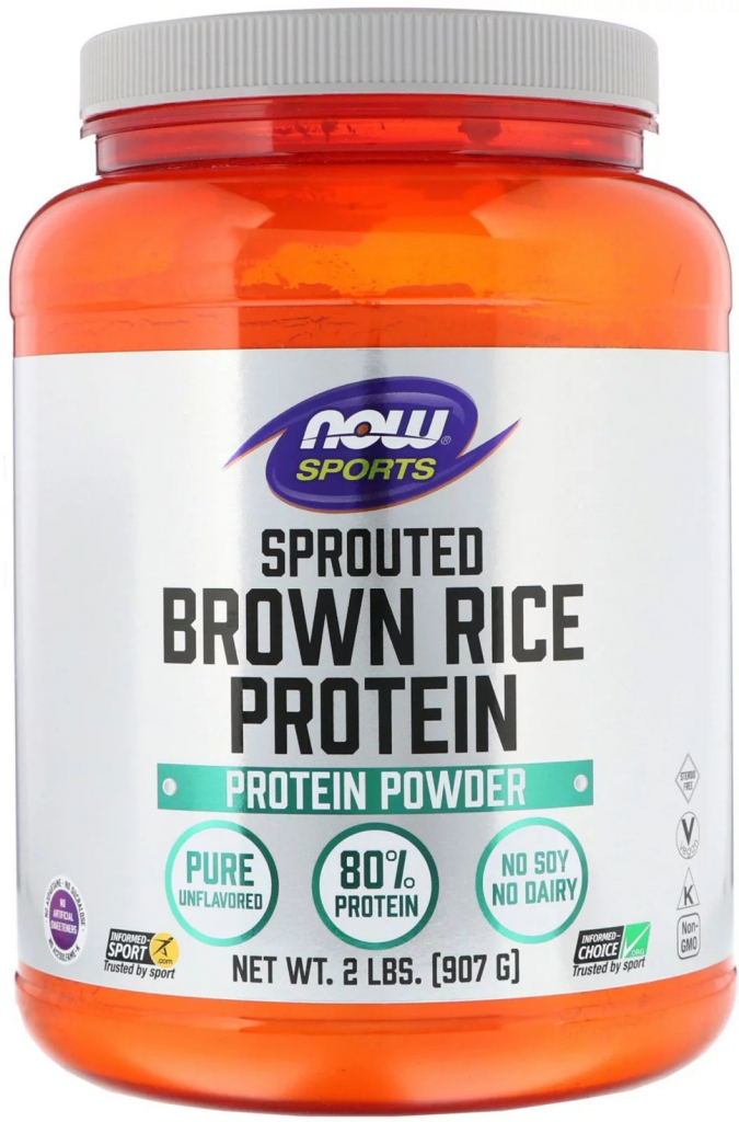 Now Foods Sprouted Brown Rice Protein 907 g