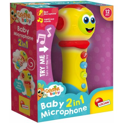 Lisciani Carotina Baby Mikrofon 2v1 – Zboží Dáma