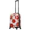 Cestovní kufr Mia Toro Ricci Wood Mozaic Flowers S M1355/3-S Barevný potisk 39 l