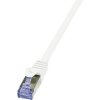 síťový kabel LogiLink CQ3141S RJ45, CAT 6A, S/FTP, 50m, bílý