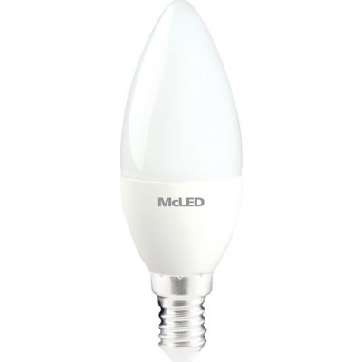 McLED LED žárovka E14 4,8W 40W neutrální bílá 4000K svíčka – Zbozi.Blesk.cz