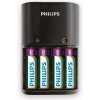 Nabíječka baterií Philips MultiLife SCB1490NB + 4x AA 2100mAh