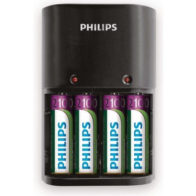 Philips MultiLife SCB1490NB + 4x AA 2100mAh – Zbozi.Blesk.cz