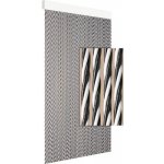 Závěs do dveří DARA 90x210 cm černý/bílý – Hledejceny.cz