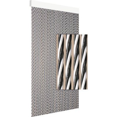 Závěs do dveří DARA 90x210 cm černý/bílý – Hledejceny.cz