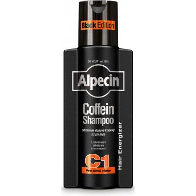 Alpecin Coffein Shampoo C1 Black Edition 375 ml – Zboží Mobilmania