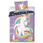 Detexpol povlečení Jednorožec Duha 100x135 cm 40x60 cm – Zboží Dáma
