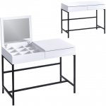 Asir Toaletní stolek Amour bílý černý – Zboží Dáma