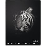 Pigna Školní sešit linkovaný 544 Monocromo Black A5 – Zboží Mobilmania