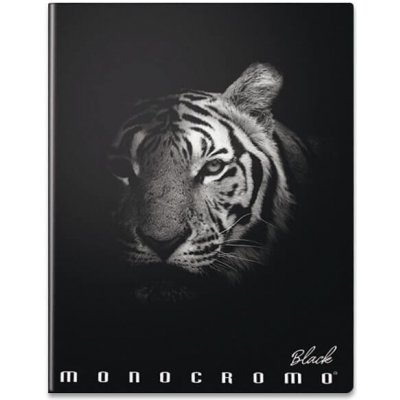 Pigna Školní sešit linkovaný 544 Monocromo Black A5 – Zboží Mobilmania