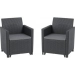 Keter MARIE DUO set grafit – Zboží Dáma