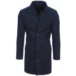 Pánský jednořadý elegantní kabát Marco cx0429 tmavě modrá – Zboží Mobilmania