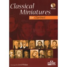 CLASSICAL MINIATURES + CD klarinet a klavír oblíbené drobnosti klasické hudby