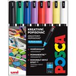 Uni Posca PC-1MR sada 8 ks základní barvy – Zboží Živě