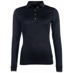 HKM Triko polo Rosegold Glamour s dlouhým rukávem dámské black rosegold – Sleviste.cz