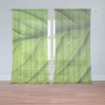 Sablio Záclony List: 2ks 150x250cm – Zboží Mobilmania