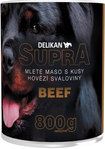 Delikan Dog Supra Beef 800 g