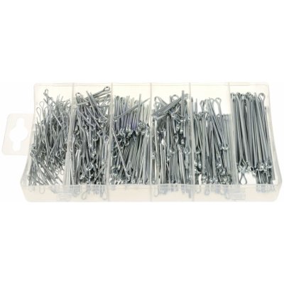 GEKO Závlačky, délka 25 - 64 mm, pozink, sada 555 kusů – Hledejceny.cz