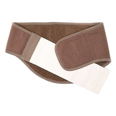 Vlnka Ledvinový pás na gumu s velbloudí vlnou hnědá – Zboží Mobilmania